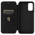 Xiaomi Redmi Note 10 5G Flip Cover - Karbonfiber
