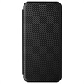 Motorola Moto G50 5G Flip Cover - Karbonfiber - Sort