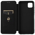 Motorola Moto G50 5G Flip Cover - Karbonfiber - Sort