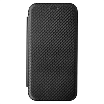 Motorola Moto G71 5G Flip Cover - Karbonfiber - Sort