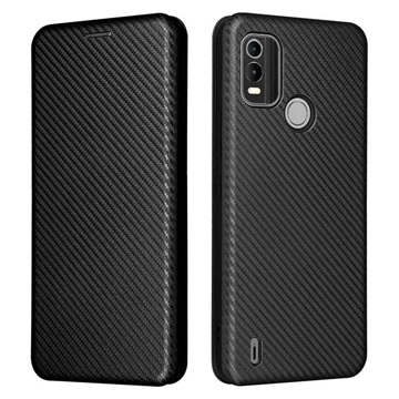 Nokia C21 Plus Flip Cover - Karbonfiber