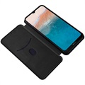 Nokia C21 Plus Flip Cover - Karbonfiber