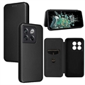 OnePlus 10T/Ace Pro Flip Cover - Karbonfiber - Sort