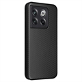 OnePlus 10T/Ace Pro Flip Cover - Kulfiber - Sort