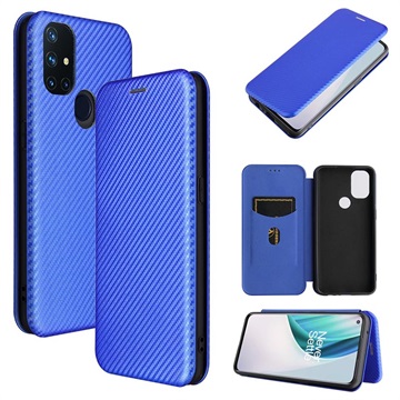 OnePlus Nord N10 5G Flip Cover - Karbonfiber