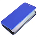 OnePlus Nord N10 5G Flip Cover - Karbonfiber - Blå