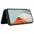 OnePlus Nord N100 Flip Cover - Karbonfiber