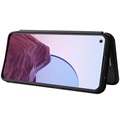 OnePlus Nord N20 5G Flip Cover - Karbonfiber - Sort