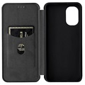 OnePlus Nord N20 5G Flip Cover - Karbonfiber - Sort