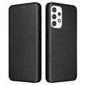 Samsung Galaxy A23 Flip Cover - Karbonfiber