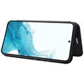 Samsung Galaxy A34 5G Flip Cover - Karbonfiber