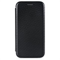 Samsung Galaxy A42 5G Flip Cover - Karbonfiber