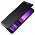 Sony Xperia 1 III Flip Cover - Karbonfiber