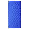 Sony Xperia 1 III Flip Cover - Karbonfiber
