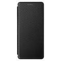 Sony Xperia 5 IV Flip Cover - Karbonfiber - Sort