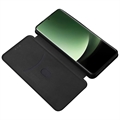 Xiaomi 13 Ultra Flip Cover - Karbonfiber - Sort