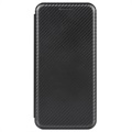 iPhone 13 Mini Flip Cover - Karbonfiber - Sort
