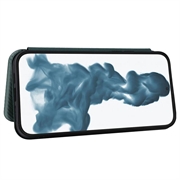 iPhone 14 Pro Flip Cover - Karbonfiber - Grøn