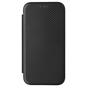 iPhone 15 Flip Cover - Karbonfiber