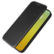 iPhone 15 Flip Cover - Karbonfiber
