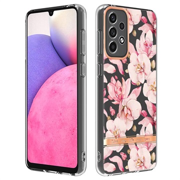 Flower Series Samsung Galaxy A33 5G TPU Cover - Pink Gardenia