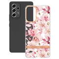 Flower Series Samsung Galaxy A53 5G TPU Cover - Pink Gardenia