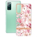 Flower Series Samsung Galaxy S20 FE TPU Cover - Pink Gardenia