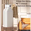 Foldbar tørretumbler med 360 graders cirkulation - hvid