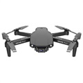 Sammenfoldeligt Drone Pro 2 med 4K HD Dobbelt Kamera E99 (Bulk) - Sort