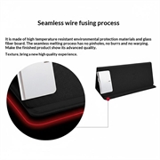 Foldbar musemåtte med 15W trådløs opladning