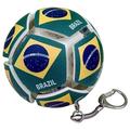 Fodbold-nøglering med landets flag - Stressbold til fodbold - Brasilien