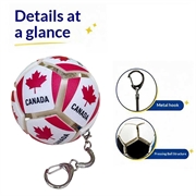 Fodbold-nøglering med landets flag - stressbold til fodbold - Canada