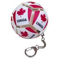 Fodbold-nøglering med landets flag - stressbold til fodbold - Canada