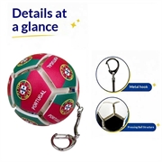Fodbold-nøglering med landets flag - stressbold til fodbold - Portugal