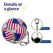 Fodbold-nøglering med landesymbol - Stressbold til fodbold - USA