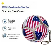 Fodbold-nøglering med landesymbol - Stressbold til fodbold - USA