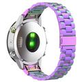 Garmin QuickFit 26mm / Garmin Fenix 7X / 7X Pro / 6X urrem i rustfrit stål med 3 perler - flerfarvet