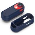 Garmin Varia RCT715 Silikone etui Anti-ridse blødt cover cykel let sykkel radar beskyttelses ærme - Midnatsblå