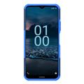 Skridsikkert Nokia G100 Hybrid Cover med Stativ - Blå / Sort