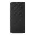 Nokia X30 Flip Cover med Kortholder - Karbonfiber