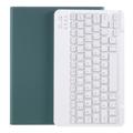 iPad Air 2022/2020 Bluetooth-tastaturetui med Kuglepenne - Midnatsgrøn