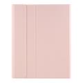 iPad Air 2024/2022/2020 Bluetooth-tastaturetui med Kuglepenne - Pink