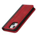 Elegance Series iPhone 14 Etui med Pung - Rød / Sort