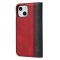 Elegance Series iPhone 14 Etui med Pung - Rød / Sort