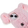 Fluffy Plush iPhone 14 Plus Hybrid Cover