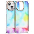 Watercolor Glitter iPhone 14 Plus Hybrid Cover