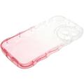 Wavy Edge Gradient iPhone 14 Pro TPU Cover - Pink