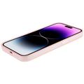 Lysende iPhone 14 Pro TPU Cover - Pink