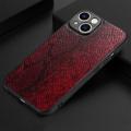 Snake Series iPhone 14 Coated Cover - Rød