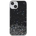 Starry Sky Sparkle iPhone 14 TPU Cover - Sort